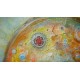 Cité du 'Petit Prince' - Cosmos - Planète terre - peinture pigment Luberon