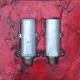 Industrial Birth - Red masks - Aluminium - Roussillon in Provence  - SOLD