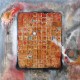 Hiéroglyphes - 'Sortie de brûme' - Sable acier pigment de Roussillon en Provence - Luberon